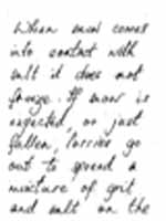 Moderate Pressured Handwriting